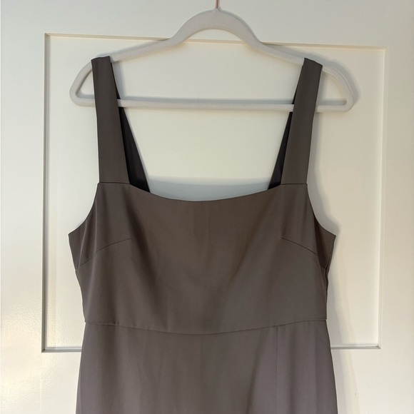 Aritzia Babaton '90s Slit Midi Dress Sz 10 - Picture 8 of 9